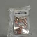 WILLBOND 156 Pcs Sew on Rhinestones Claw Flatback Crystal Rhinestones Metal Prong Setting Gems Acrylic Glass Sewing Gems for Clothes DIY Craft Shoes Dress Jewelry Making(Champagne)