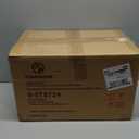 famiware Star Plates and Bowls Sets, Modern Stoneware Dinnerware Sets for 6, 18-Piece Kitchen Dish Set - Chip and Scratch Resistant, Microwave and Dishwasher Safe Tableware, Matte White