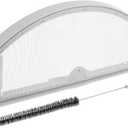 WE03X23881 Dryer Lint Screen Filter Replacement for Dryer, Stainless Steel Metal Screen with Cleaner Brush for GTD65EBSJ3WS GTD33EASK0WW GTD42EASJ2WW GTD42GASJ2WW GTD45EASJ2WS PS11763056