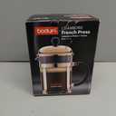 Bodum 17oz Chambord French Press Coffee Maker, High-Heat Borosilicate Glass, Polished Stainless Steel  Made in Portugal (Chrome)