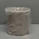 Can, 1.6 Gallon Small Bathroom Can, Simple Oval Stone Look Garbage Bin, Decorative Waste Basket for Kitchen Office, Home Decor, Bedroom, Living Room (Beige)