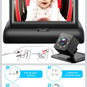 Baby Car Mirror with 4.3'' HD Night Vision Function Display, Safety Car Seat Camera with Wide Crystal Clear View, Easily Observe The Baby’s Move(Not USB)