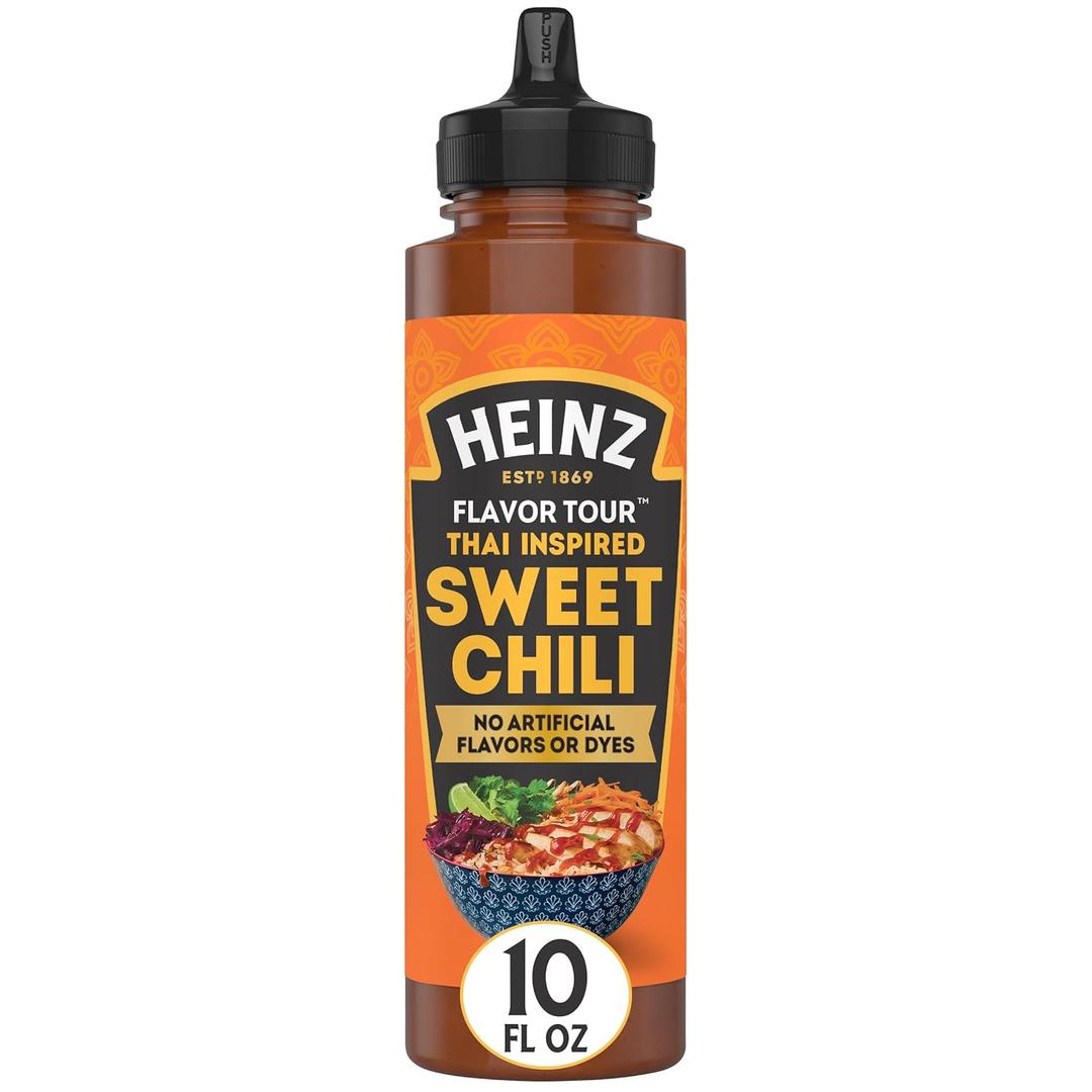 2 x Heinz Flavor Tour Thai Inspired Sweet Chili Sauce, 10 fl oz Bottle, BBD: 12/24/2025