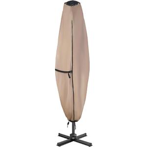 ULTCOVER Patio Parasol 600D Waterproof Clear Top Outdoor Umbrella Cover - Fits Solar Umbrella 8-11 Feet