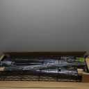 Amazon Basics 4-Shelf Adjustable Heavy Duty Steel Wire Rack Storage Shelving Organizer for Kitchen, Garage, 36" L x 14" W x 54" H, Black