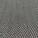 LUMI Ultra Thin Indoor Door Mat for Entrance 24"x36", Non Slip Entryway Mat, Low Profile Doormat, Unique Herringbone Design Carpet for Inside, Patio, Porch, Gray (Grey)