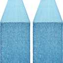 2 Packs 12 x 72 inches Blue Sequin Table Runner, Glitter Runner for Birthday Party Supplies Decorations Wedding Bachelorette Holiday Celebration Bridal Shower Baby Shower