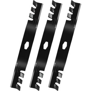 742P05086-X Mower Blades Fit for Cub-Cad et 54" Deck ZT1-54, ZT2-54, ZTS2-54 Zero-Turn, 742P05286X Mulching Blade Replaces for 742P05286-X, 742P05086X, 3-Pack