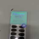 Black Press On Nails Almond - BTArtbox Short Press On Nails with Nail Glue, Fit Perfectly & Natural Reusable Stick On Nails in 16 Sizes - Soft Gel Glue On Nails Kit, Black Velvet