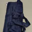 Polecasa Small Heavy Duty Laundry Bag with 130gsm Tear Resistant Fabric and Handles, Easy to Carry Durable Dirty Clothes Drawstring Bag, Perfect for College Dorm, Travel, 21x24,Navy