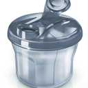 2 x Philips AVENT Powder Formula Dispenser and Snack Cup For Unisex Baby, Grey, SCF135/18