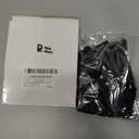 Riceshoot 6 Pcs Black Bow Ribbon and Pearl Cake Topper, 5x7 Vintage Cupcake Decorating for Coquette Themed Party, Bridal Party Decoration, Birthday Valentine Candle Accessory, Engagement Dessert Decor