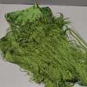 YIIBAII Beaded Curtain Beaded Curtains for Doorways Crystals Suitable for Interior Decoration and Partitions Hippy Closet Curtains (Green, 39"x79")