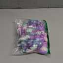 Soft Unicorn Hooded Robe with Matching Slippers Headband and Blindfold for Girls, Purple 4-5T