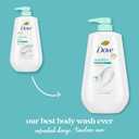 Dove Body Wash 2 Count Sensitive Skin For 24hr Lotion-Soft Skin Moisturizing Skin Cleanser Gentle Hypoallergenic Formula with No Sulfates No Parabens
