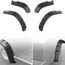 Front & Rear Fender Flares for Yamaha Golf Cart, Combined Mud Flaps Mud Guard Extension for Yamaha Golf Cart G14 G16 G19 G20 G22 Standard and Unmodified Accessories, 4PCS