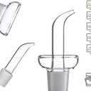 HAIZEEN 5 oz / 150 ml No Funnel Needed Olive Oil & Vinegar Dispenser Glass Cruet Decanter for Kitchen,Lab glassware seal handicraft Keeps Fresh Longer