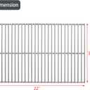 WNK Grill Grates Replacement Parts for MHP Grill Parts MHP 4-Gen Series WNK TJK Briquette Rock Grates WNK4 WNK4DD WNK4N WNK4P TJK2 TJK2N Stainless Steel Cooking Grates GG-GRATE-SS Grill Grid GGGRATESS