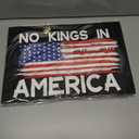 2 x No Kings in America Yard Sign, Double Sided, 12 x 18 inches, Weatherproof Corrugated Plastic with H Stakes