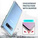 Clear Magnetic Phone Case for Samsung Galaxy S10 Plus, 6.4-Inch Compatible with MagSafe Crystal Transparent TPU PC Back Cover Shockproof Heavy Duty Protection