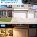 Solar Wireless Backup Camera, 5" 1080P DVR Monitor, 2-Min No-Wiring Installation Back Up Camera, 4800mAh Battery, Stable Signal, IP69K Waterproof Reverse Camera for Car, SUV, Pickup, Truck, Trailer