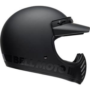 BELL Moto-3 Helmet (Matte/Gloss Black Classic - Large)