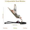 Portable Baby Bouncer Seat for Infants, 0-18 Months, 3 Modes of Use with Rocker & Stationary Options, Ergonomic Infant Chair with Hanging Toys, The Gift List New Parents Actually Want-Oatmeal