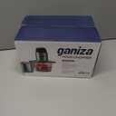 GANIZA Food Processors, Electric Food Chopper with Meat Grinder & Vegetable Chopper - 2 Bowls (8 Cup+8 Cup) with Powerful 450W Copper Motor - Includes 2 Sets of Bi-Level Blades for Fruits/Meat/Nuts (Black)