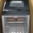 Silonn Ice Makers Countertop, 44lbs Per Day, 2 Ways to Add Water, Auto Self-Cleaning, Stainless Steel Ice Machine for Home Office Bar Party