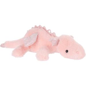 Apricot Lamb Toys Plush Pink Lying Dragon Dinosaur Stuffed Animal Soft Cuddly Perfect for Child (Pink Dragon, 15 Inches) (Small)