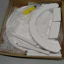 Photography Props Wooden Stool Photo Studio Accessories Semi-Circular Stool Chair White Toddler Photo Props Doll Chair Wood Stool Bench Children Photoshoots Child Photo Props Gift