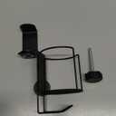 2 in 1 Desk Cup Holder with Headphone Hanger Holder, Anti-Spill Clip-On Table Cup Hook with 360 Rotation for Lawn Chair, Office Home Gaming Table (1 Pack)