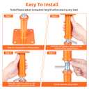 4PCS House Jacks for Leveling Crawlspace 17''-31''Adjustable Support JackFloor Jacks,for Stabilizing Stairs, Decks, Crawlspaces, Uneven Floors10000 lbs Load Capacity Orange