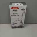 OXO Tot Bottle Brush with Nipple Cleaner and Stand Gray, 2-Pack