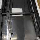 Coleshome L Shaped Computer Desk with 6 Drawers & Power Outlet, 55 Inch Corner Desk with Reversible Storage Shelf & File Drawer, Home Office Desk, Black