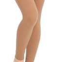 Girls Footless Tights for Dance Ballet Super Soft Leggings for Toddler Students Children Stockings (3-4T, 1 Pairs - Nude (Footless))