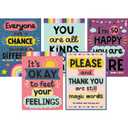 Teacher Created Resources Oh Happy Day Poster Pack, 5 Posters,  This positive posters measure 13-3/8" x 19", Colorful designs