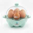Dash Rapid Egg Cooker - Boiler, Poacher & Steamer - Includes Measuring & Recipe Guide - Dishwasher Safe - BPA Free - Holds 7 Eggs, Aqua