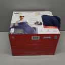 Sunbeam Electric Throw Royal Luxe Microplush Heated Blanket, 4 Heat Settings, 4-Hour Auto Shut-Off, Fast Heating, Warm and Cozy, Admiral Blue Color, 50" x 70"