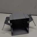 New Work Electrical Box, 1-Gang 18 cu. in. Nail-On Grey PVC Outlet Box, ETL Listed (Conforms to UL 514C), for Residential & Commercial Switch/Outlet Installation