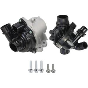 MUNIK 11517632426 Electric Engine Water Pump & Thermostat for BMW 1 3 5 6 7 X3 X4 X5 X6 Z4 Series 335i 535i 640i xDrive 740Li xDrive35i M40i xDrive40is/35is Replace# 11517588885 11537601158 0711990540