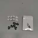 Moxweyeni 8 Pcs Cell Phone Finger Ring Adhesive Metal Phone Finger Grip Loop Stand Heart Grip Holder Charm Hook for DIY Hanging Supplies(Silver)