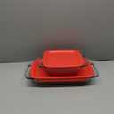 Pyrex 4-Piece Extra Large Glass Baking Dish Set With Lids and Handles, Oven and Freezer Safe (2 QT, 3 QT)