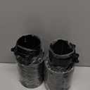 2-Piece Set Carbon Fiber Exhaust Tips for BMW 3 Series 4 Series, Universal Tailpipe 3" Inlet to 4"Outlet (Black)