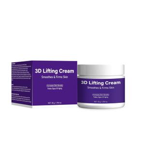 3D Lifting Night Cream, Korean Anti-Aging Moisturizer with 17-Peptide Complex, Probiotic Facial Treatment for Face, Neck Wrinkles 1.7 fl oz