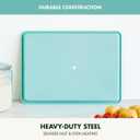 GreenPan Bakewell 13"x18" Baking Sheet Pan, Healthy Ceramic Nonstick Bakeware, PFAS-Free Durable Cookie Tray, Versatile Kitchen Essentials, Vibrant Ovenware, Easy Clean, Turquoise