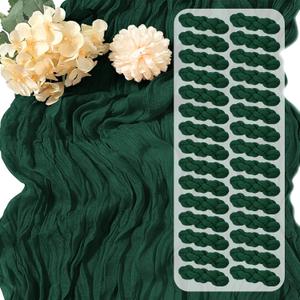 30 Pack Emerald Green Cheesecloth Table Runner 17 x 108 inch Cheese Cloth Table Runners 9ft Green Table Runner Rustic Romantic Sheer Gauze Runner for Wedding Party Baby Shower Table Decoration 30 Pack Emerald Green Cheesecloth Table Runner 17 x 108 inch Cheese Cloth Table Runners 9ft Green Table Runner Rustic Romantic Sheer Gauze Runner for Wedding Party Baby Shower Table Decoration