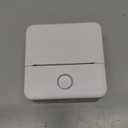 cudinham Print Pods Mini Printer, Thermal Inkless Sticker Maker with 10 Rolls Printing Paper, Pocket Printpod for Phone, Impresora Porttil for Notes, DIY, Compatible with iOS & Android (White)