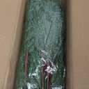 12FT(2 * 6FT) Christmas Garlands for Decorating, Real Touch Norfolk Pine Garland, Artificial Greenery Garlands for Mantle, Stairs, Fireplace, Indoor Outdoor Christmas Decorations