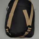 Warm Weather Sleeping Bag - Portable Waterproof Compact Lightweight, Packable for Kids, Teens, Adults Camping Backpacking Hiking, Spring Summer Fall (Black)